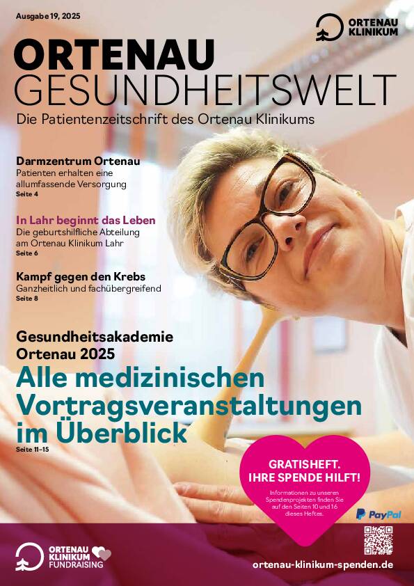 Abbildung: Cover der Ortenau Gesundheitswelt, Ausgabe 18