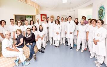 Großes Team der Sektion Hämatologie und Onkologie